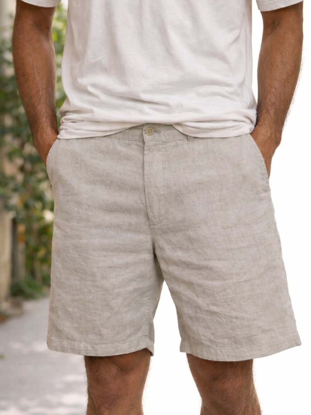 Patagonia Hemp Shorts Mens Beige Casual Outdoor Lightweight Summer Sz 36